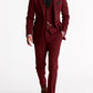 Traditional Brown Herringbone 3 Piece Suit