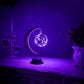 Round Glass LED Bedside Lamp