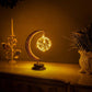Round Glass LED Bedside Lamp - HappyKidMart