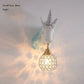 Colorful Globe Pendant Lamp For Girls Bedroom