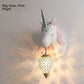 Colorful Globe Pendant Lamp For Girls Bedroom
