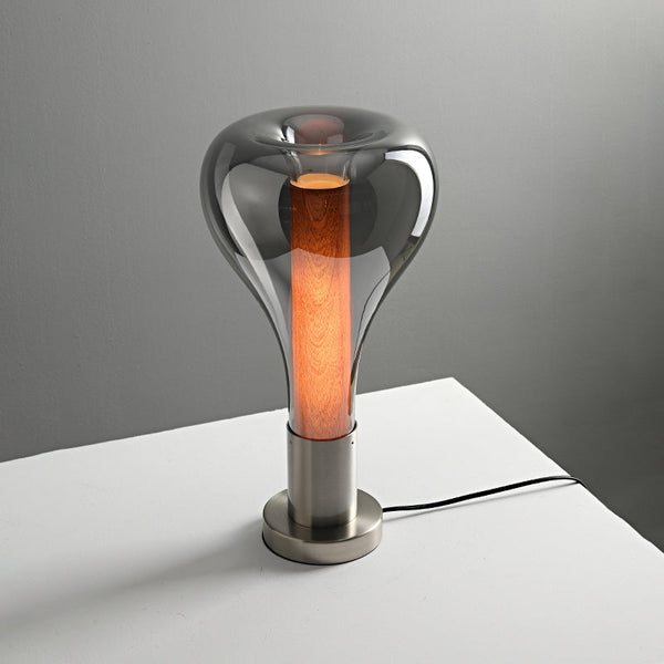 Colorful Glass Table Lamp | Unique Melted Design