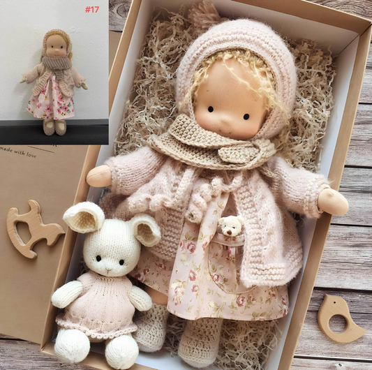 Natural Wooden Doll for Kids Emotional Growth - HappyKidMart