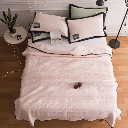 Breathable Bed Sheets | Comfortable Cotton With Dark Trim