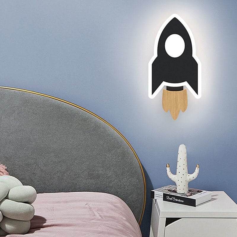 Colorful Rocket LED Kids Night Light