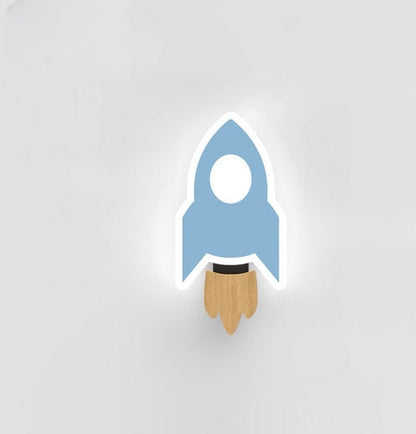 Colorful Rocket LED Kids Night Light