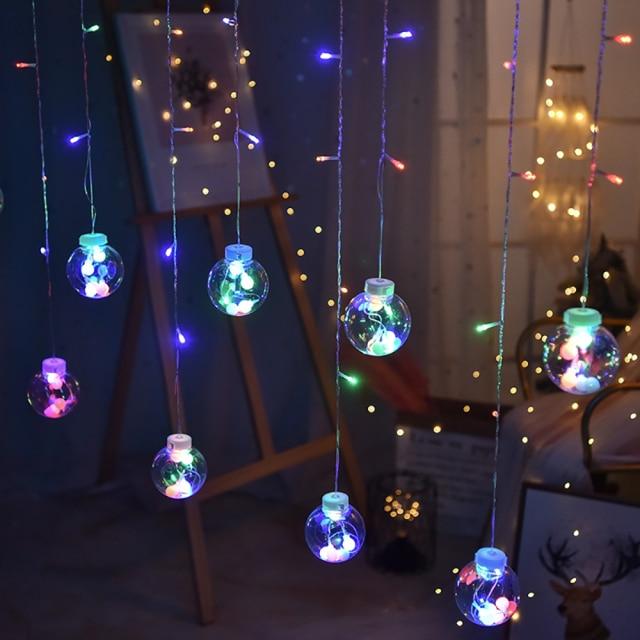 Warm White Glass Ball Fairy Lights