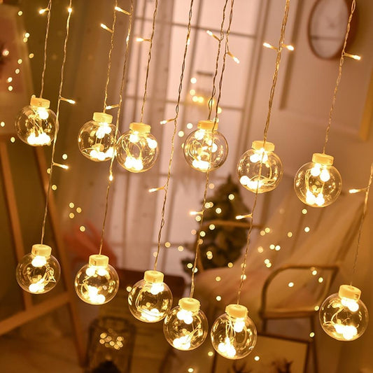 Warm White Glass Ball Fairy Lights - HappyKidMart