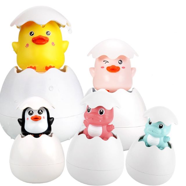 happykidmart-egg baby bath toy