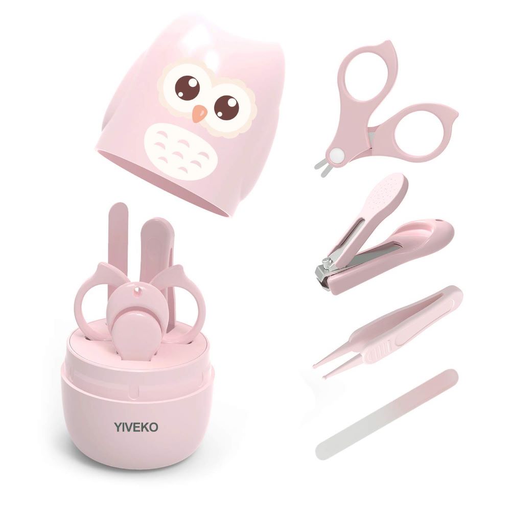 Cartoon Owl Baby Nail Care 4-In-1 Set