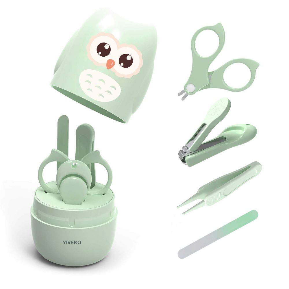 Cartoon Owl Baby Nail Care 4-In-1 Set