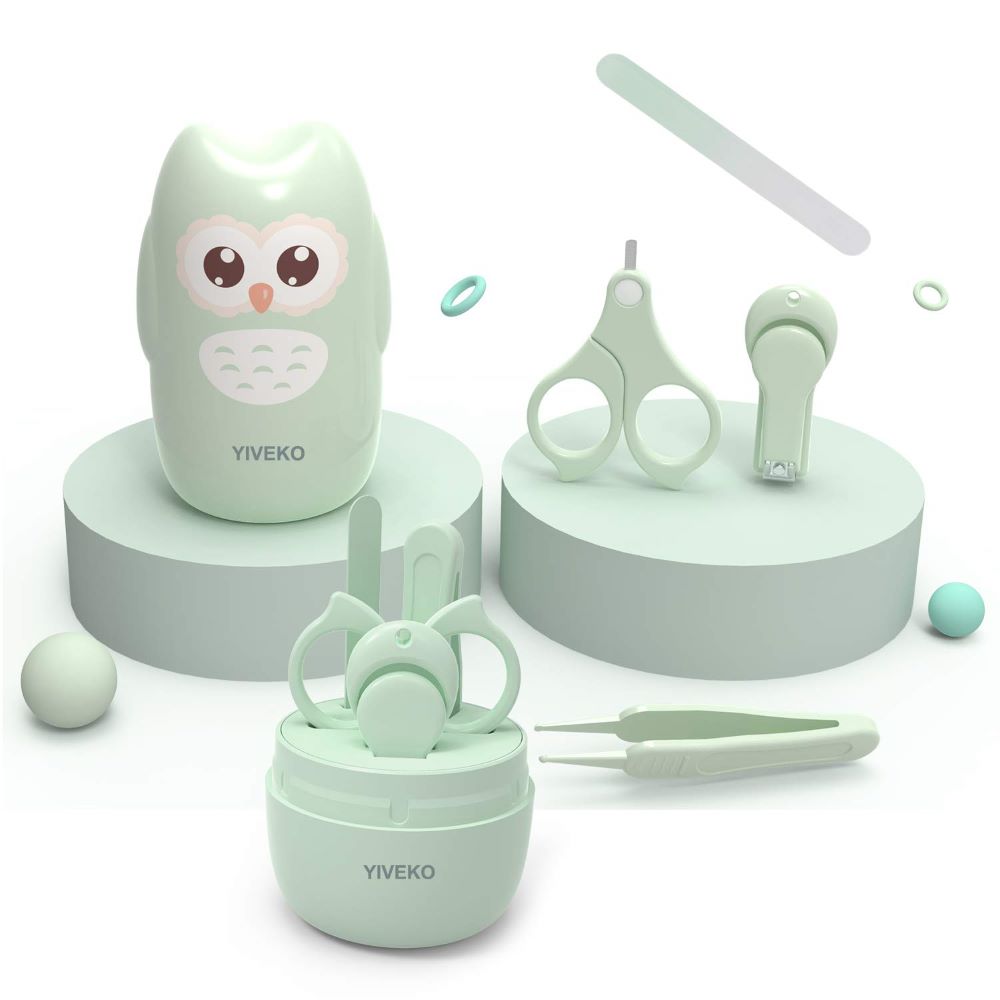 Cartoon Owl Baby Nail Care 4-In-1 Set