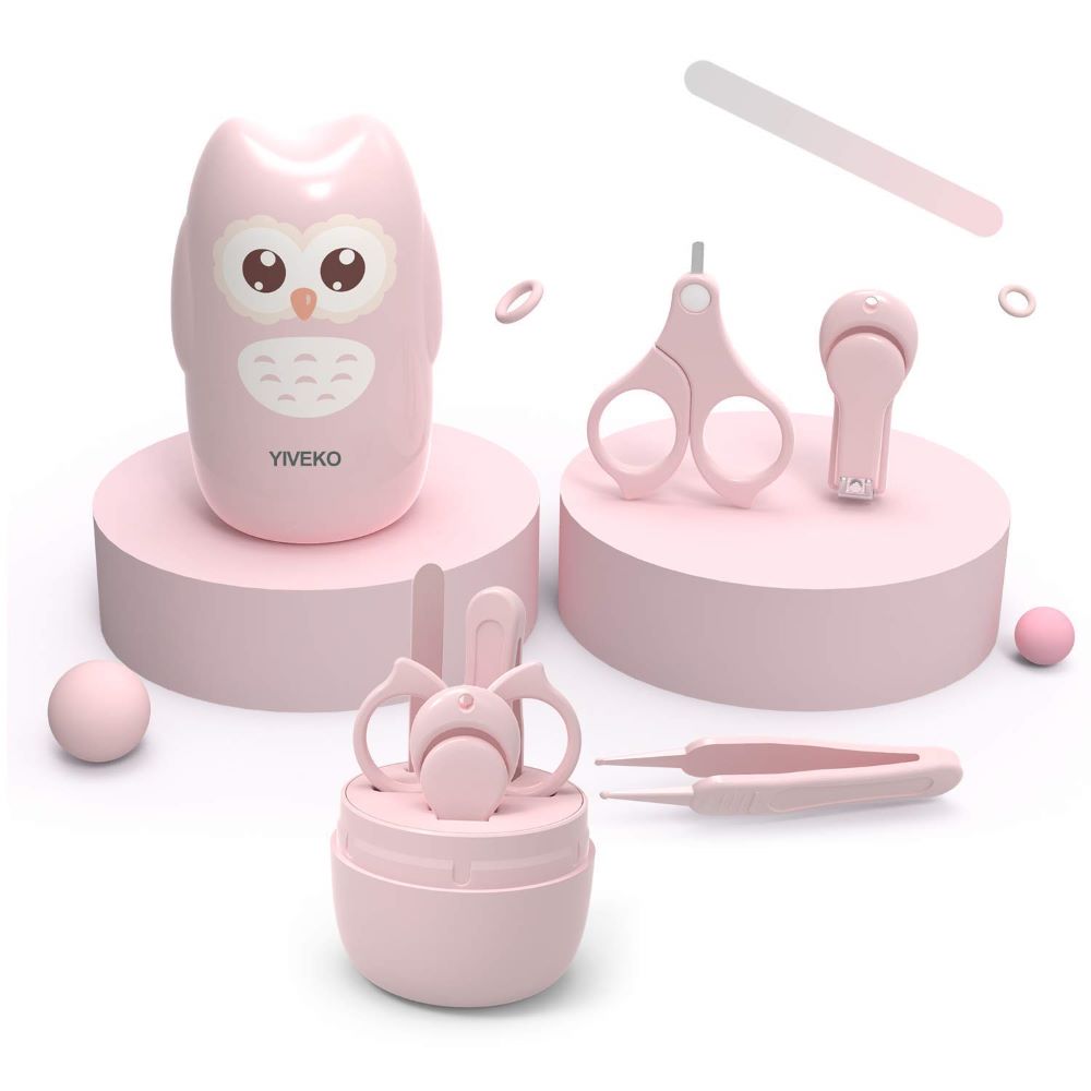 Cartoon Owl Baby Nail Care 4-In-1 Set