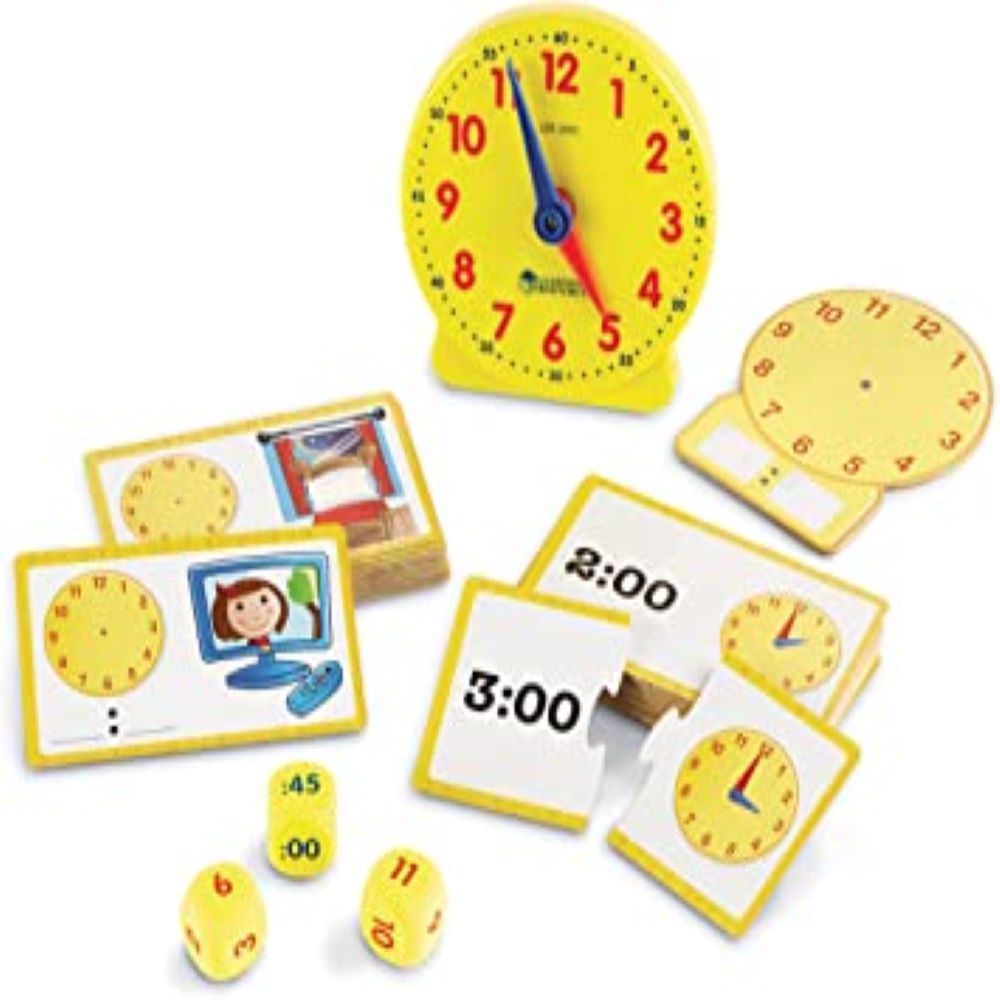 Educational Time Teaching Set with Interactive Clock – HappyKidMart