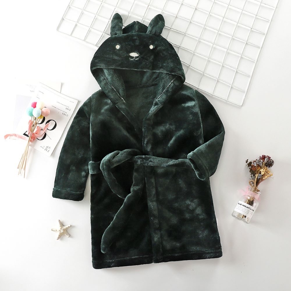 Kids Rabbit Hooded Bathrobe