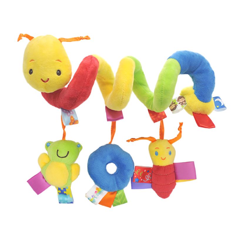 Baby Spiral Rattles - Pram Toy - Hanging Toy