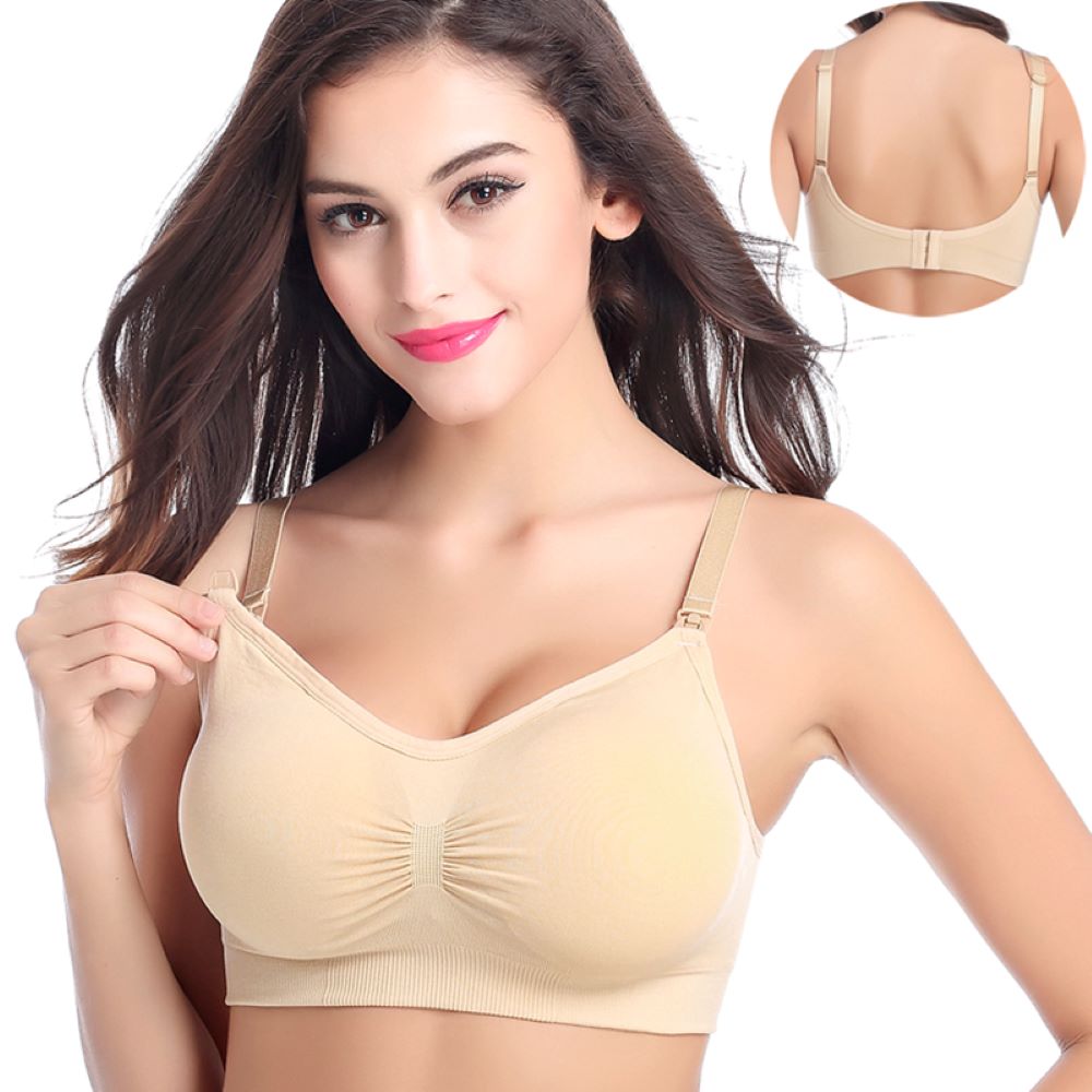 3Pcs Maternity Nursing Bra Seamless Breastfeeding