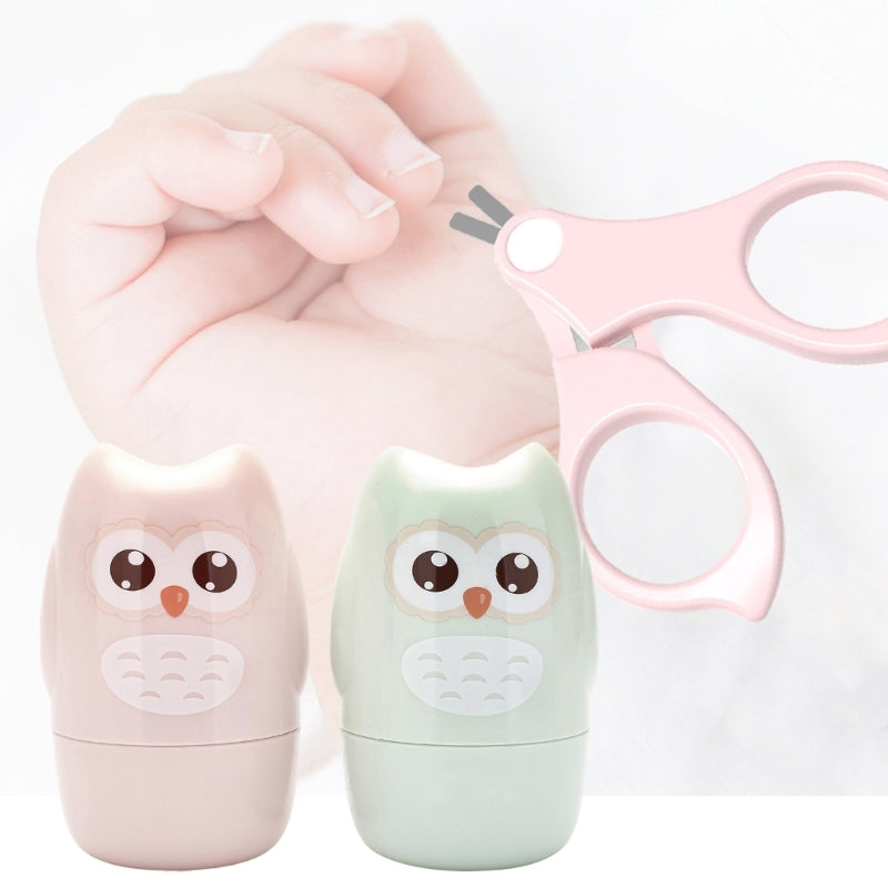 Cartoon Owl Baby Nail Care 4-In-1 Set